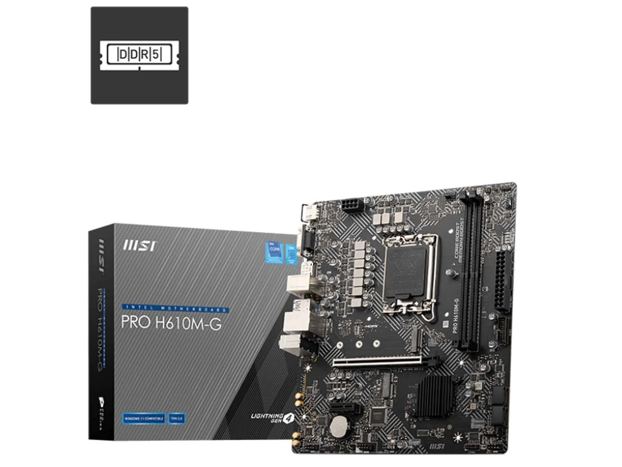 مادربرد ام اس آی مدل MSI PRO H610M-G DDR5