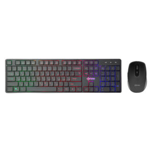 کیبورد و ماوس گیمینگ فاطر مدل CWR-7000B، سوییچ ممبران، Full-Size، نورپردازی RGB