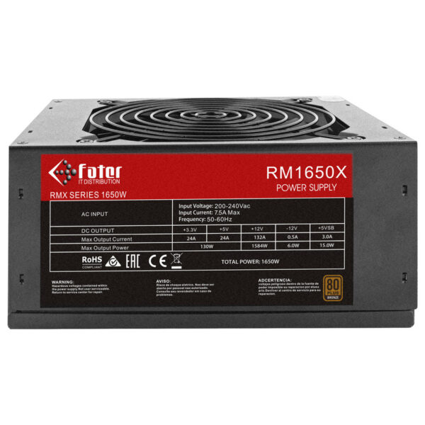منبع تغذیه کامپیوتر 1650 وات فاطر مدل RM-1650 80+ Bronze 1650W